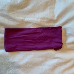 Purple Bandeau Bikini Top Frankies Reversible